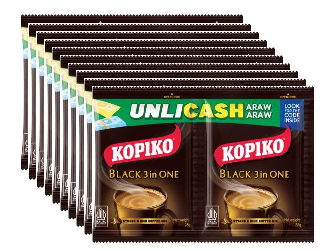 フィリピン コピコ KOPIKO BLACK 3 in ひろく ONE 10袋セット