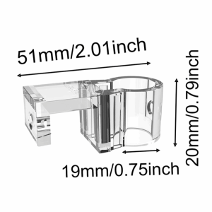 JING 6Pcs Mini Size Aquarium Plant Holder PC Transparent Aquarium Support Cup 6Pcs Aquarium Accessories Aquascape Nursery Aquarium Use