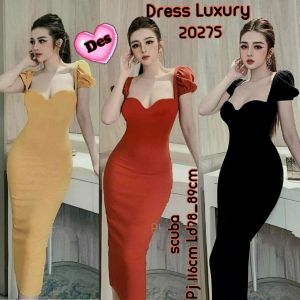 Desain Dress Modis & Scuba Fashion Kekinian