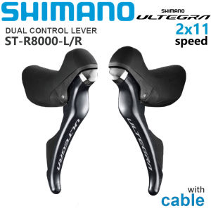 Shimano Ultegra ST R8000 Shifter 2x11 Speed ST-R8000 STI DUAL CONTROL LEVER Shifter Lever Left 2 Speed  Right 11 Speed For Road Bike