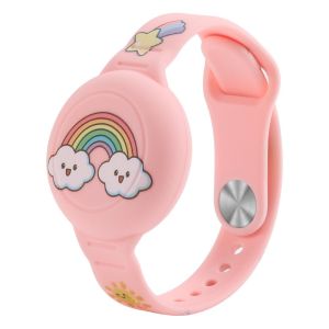 ART SUPPLIESX Silicone Silicone Strap Case Bracelet Waterproof Kids Bracelet  Replacement Child Wristband for Apple Airtag