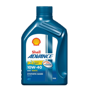 OLI MOTOR SHELL ADVANCE 10W-40 AX7 MATIC 0.8 LITER