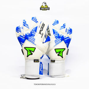 Bonus SABLON NAMA Sarung tangan kiper pgs winner series putih biru