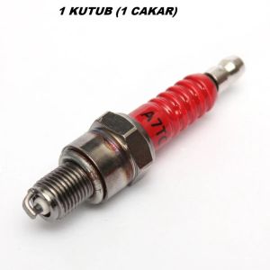 Busi super racing motor & mesin A7TC / CR7HSA / CR6HSA / CR7HGP / ATRTC busi 3 cakar dan 1 cakar Busi Racing / Spark Plugs Racing