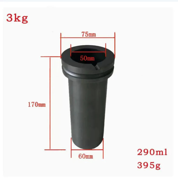 Nồi nấu kim loại để nấu chảy Phụ kiện lò nung chảy Vàng và Bạc (1kg/2kg ...