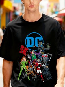 Justice League DC Comics Villian Logo T-Shirt Halloween Costume -Perfect Gift for Fans & Friends Also Great Christmas Present