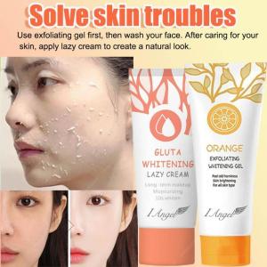 Andy Good Shop High Quality MJL001 I Angel Orange Exfoliating Whitening Gel Facial Scrub 50g.