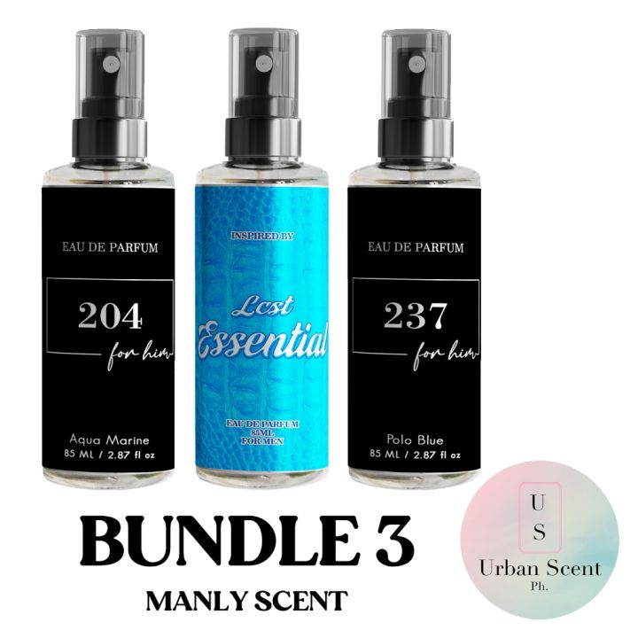 URBAN SCENT Oil Based Perfume Bundle 3 Manly Scents Lazada PH
