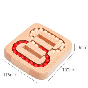 Đồ Chơi Giáo Dục Khối Rubik Hạt Đậu Hình Vuông Xoay