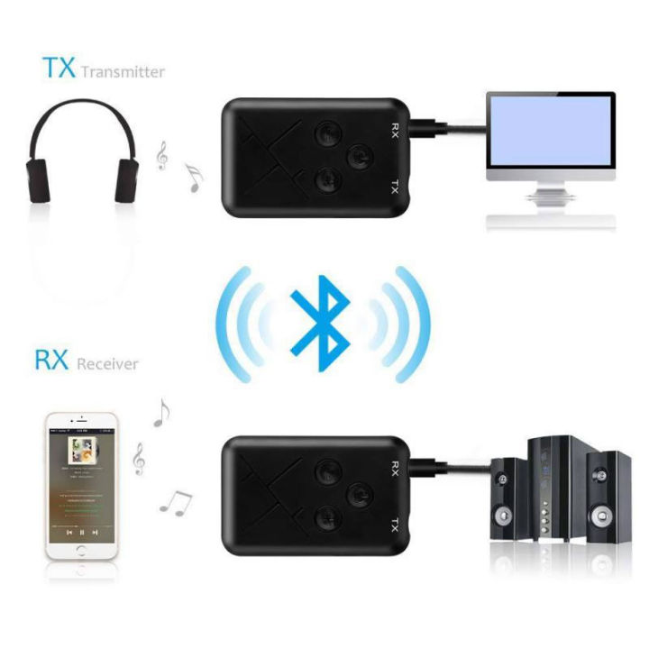 RX-TX10 Universal 2 in 1 Wireless Bluetooth 4.2 Receiver Transmitter ...