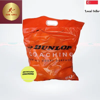 Dunlop Coaching Tennis Balls (1 bag~60 balls)