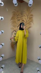 ZEA LONG DRESS TANGAN 3/4 CRINKLE AIRFLOW BUSUI / GAMIS CRINKEL 3/4 / daster gamis long tunik 3/4