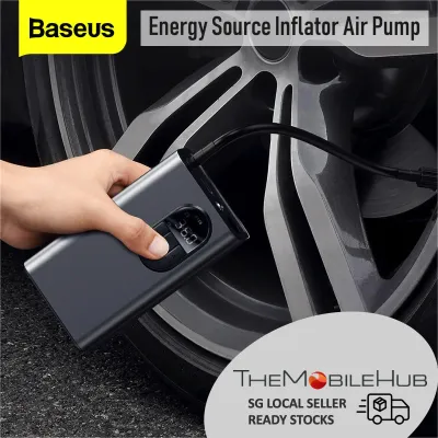 Baseus Energy Source Air Inflator Compressor Air Pump Digital Portable Tyre Car Bicycle Bike Wheel
