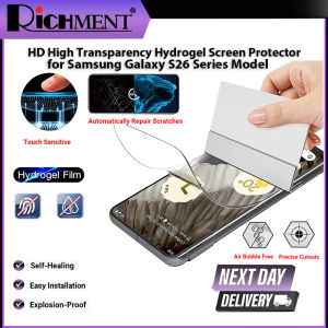 RICHMENT Hydrogel HD High-Transparency Screen Protector Shatter-Resistant For Samsung galaxy S26 Ultra / Samsung galaxy S26 Plus / Samsung galaxy S26