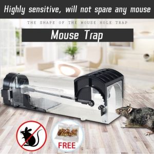 Quick Effective Automatic Mouse Trap Slide Bucket Lid Mouse Rat Trap Reusable Perangkap Tikus Flip Rat Bucket