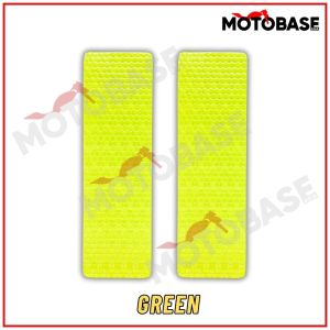 Motorcycle Top Box Safety Reflective Sticker (2 pcs) 3M Florescent Yellow Green Orange Amber Red Blue Deep ABS Alu Aluminum Aluminium Alloy