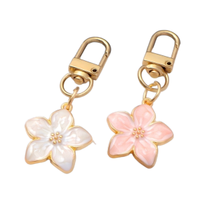 Colorful Flower Keychain Best Friend Gift Dopamine Accessory Cute Girl Pendant