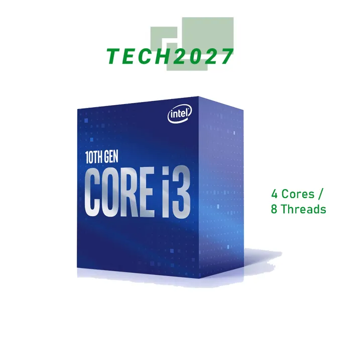 Intel Core i3-10100 Comet Lake Quad-Core GHz LGA 1200 65W