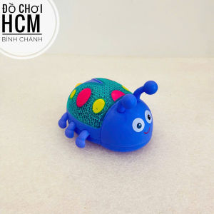 [RÚT CÓT LÀ CHẠY - SÁNG ĐÈN] Đồ chơi Bọ rùa chạy bằng cót dây phát sáng dễ thương cho bé chơi trên sàn kéo cót 2226