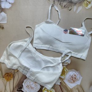 Áo lót nữ học sinh cấp 2 3 thun cotton sọc 40 đến 45kg Aola27