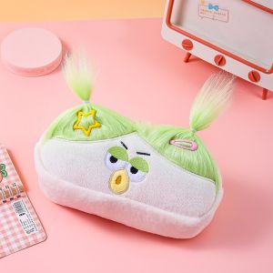 Kawaii Plush Pencil Case Cute Pen Box Large Capacity for Girls Storage Bag Student School Office Supplies Stationery