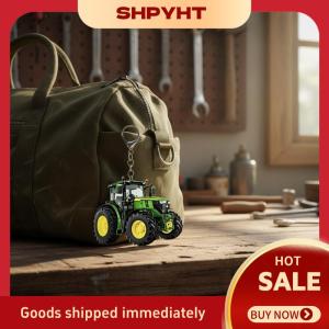 SHPYHT Phẳng Máy Kéo Keychain 2D Kim Loại Phụ Kiện Bền Mặt Dây Chuyền Cho Ba Lô Chìa Khóa Xe Và Quà Tặng 1Pcs