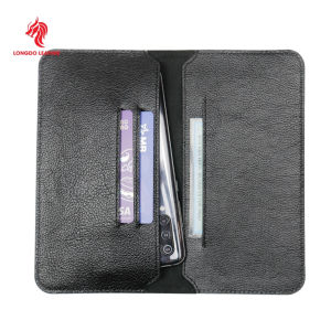 Ví cầm tay da bò thật thương hiệu LONGDO LEATHER- BNM02