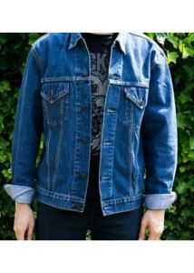 MFJ Jaket Jeans Pria Biowash Biru Dongker