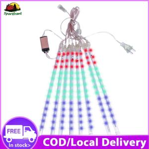 【Free Shipping】 8PCS LED Meteor Shower Rain Lights Waterproof 30CM Dynamic Fairy String Lights for Festive and Party Decor