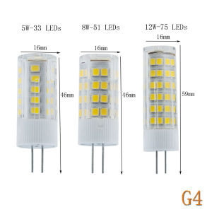 10PCS Energy Saving LED Bulb G4 G9 E14 5W 8W 12W Capsule Corn Light AC 220V 240V 360 Degree Beam Angle Non Dimmable Lamp Warm White Cool White Indoor Lighting
