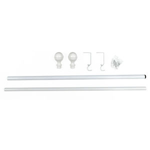 28-118" Curtain rod Extendable Adjustable Modern Curtain Rod Shower