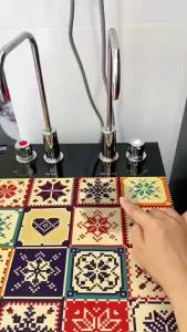 Thảm Trải Máy Lọc Nước Thấm Hút Tốt Zline Tấm Lót Hút Nước Úp Ly Cốc Bàn Trà Chống Trượt