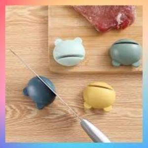 Asahan Pisau Mini Karakter Kodok Alat Pengasah Gunting Knife Sharpener Penajam Tajam