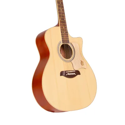 GITAR AKUSTIK MANDALIKA DE TICCO SERIES DTS-01TY-NT-KP INCLUDE SOFTCASE DAN SENAR GITAR CADANGAN