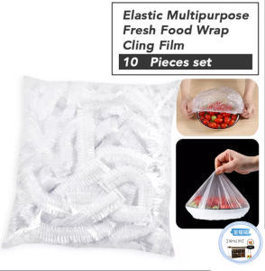 (010pcs) Elastic Multipurpose Fresh Food Wrap