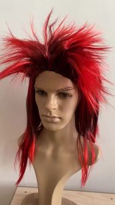 Anime COS Kill Meat wig cute messy bun wig social curly wig Top wig cap