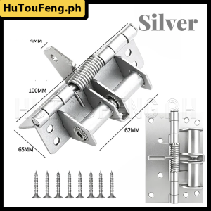 Multifunctional Automatic Door Closer W/Screw Spring Hinges 90° Right Angle