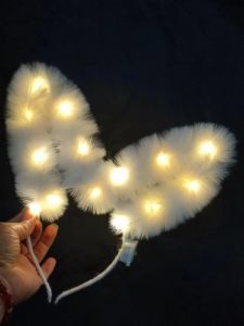 สินค้าตลาดกลางคืนสินค้าขายดี ที่คาดผมหูแมว หน้ากากคอสเพลย์ มีไฟ LED เครื่องประดับ สําหรับผู้ใหญ่ ผู้หญิง เหมาะกับงานปาร์ตี้ ราคาโปรโมชั่น