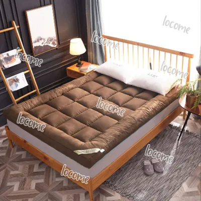 Velvet Mattres Thickened 10cm Foldable Topper Single/Double/Queen/King Bed Foam Tatami Mattress Topper Folding Foam Mattress Comfortable Velvet Tatami Topper Banig