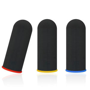 [COD] 2PCS Gaming Finger Sleeve Breathable Fingertips For Games Anti-Sweat Touch Screen Finger Cots Cover Sensitive Mobile Touch Glove