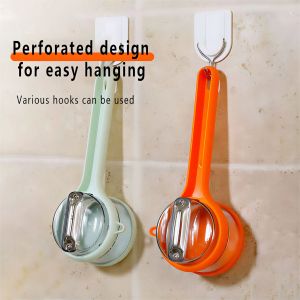 2-in-1 Magnetic Crab Claw Garlic Peeler Ginger Scraper Handheld Anti-Cut Garlic Skin Remover Tool