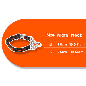 TRUELOVE Dog Collar P-Shape Pet Collar No Pull Reflective Comfortable Soft Durable Breathable Sturdy Nylon Quick Release Buckle for Dog