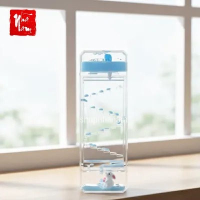 Đồng hồ cát giọt nước thư giãn trang trí để bàn