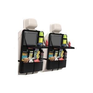 Family Trip Car Back Pocket Organizers Large Capacity Compartments Easy to Clean Fabric Universal for Most Cars