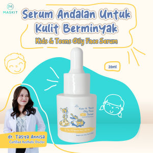 Kids & Teens Oily Face Serum - Serum Anak & Remaja untuk Kulit Berminyak 20ml - Maskit
