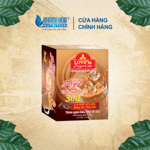 (COMBO 3 Hộp) Cà Phê Sữa Rang Xay Hòa Tan 3IN1 LOVE’IN SAIGON CAFE - Khánh Hòa NutriFoods Thơm Ngon Hơn Đậm Đà Hơn (Hộp 12 gói x 18g)