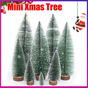 Mini Christmas Tree Placed In The Desktop Small Pine Christmas Decoration Home Xmas Table Ornaments