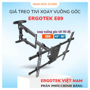 Giá Treo Tivi Xoay Vuông Góc 90 Độ ErgoTek E89 - Xoay Vuông Góc Tới 65 Độ