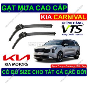 Gạt Mưa Bền Đẹp Kính Lái KIA CARNIVAL Cặp Gạt Mưa Kính Lái KIA CARNIVAL Có Đủ Size Cho Các Đời Xe KIA CARNIVAL