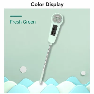 Termometer Dapur Digital Paparan LED Probe Keluli Tahan Karat Ukur Suhu Makanan Susu Minuman dan Air Mandian Bayi -50℃-300℃ Thermometer Baby Bath Water Digital Food Stainless Steel Probe Electronic 米苏塔数字温度计食品电子测温计婴儿洗澡水温计食品探针不锈钢 H077